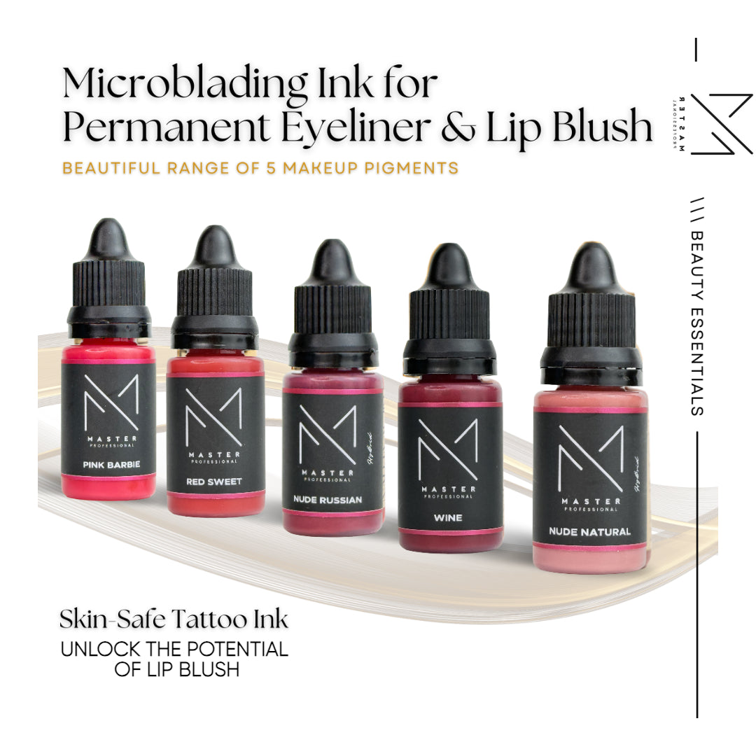 Master Professional Lip Blushing Pigments Ink - Lip Pigments for Permanent Lip Color – Professional Lip Tattoo Pigments