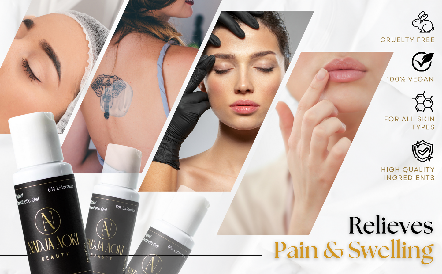 Nadja Aoki Beauty Liquid Topical Anesthetic