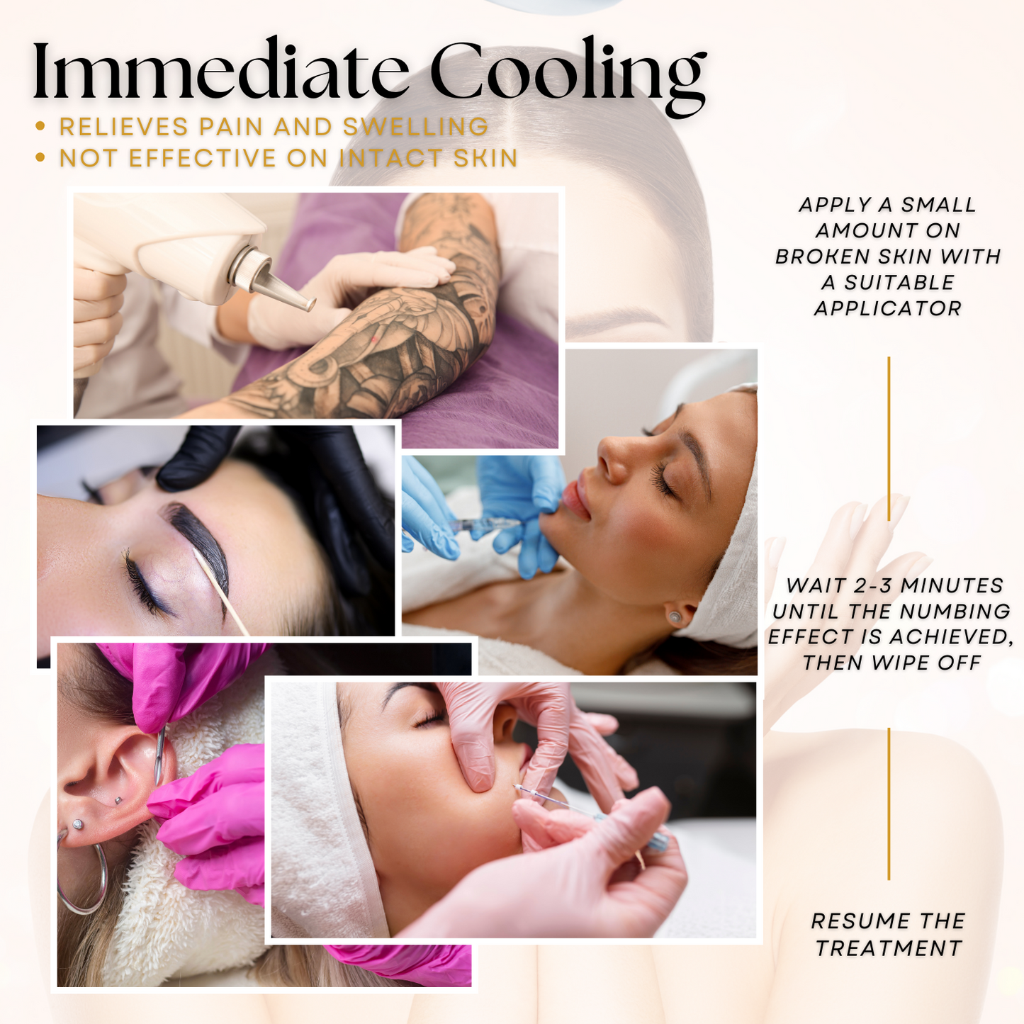 Nadja Aoki Beauty Liquid Topical Anesthetic