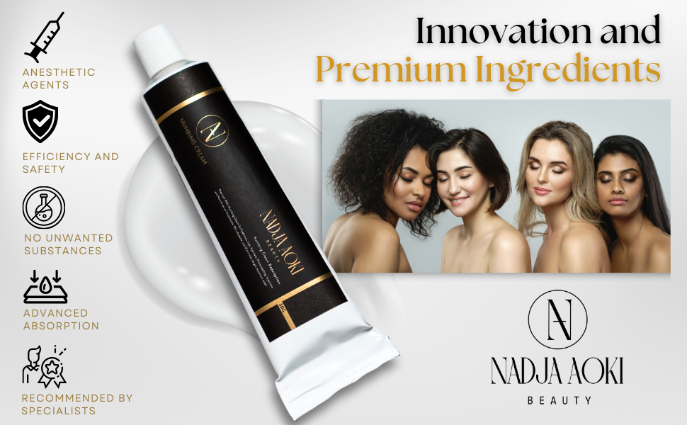 5% Lidociane PMU/Tattoo Numbing Cream Maximum Strength - Suitable for all skin treatments