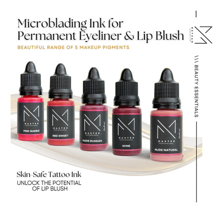 Master Professional Lip Blushing Pigments Ink - Lip Pigments for Permanent Lip Color – Professional Lip Tattoo Pigments