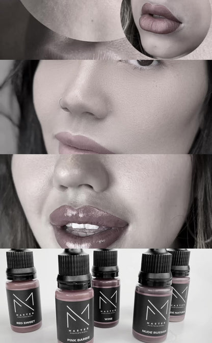 Master Professional Lip Blushing Pigments Ink - Lip Pigments for Permanent Lip Color – Professional Lip Tattoo Pigments